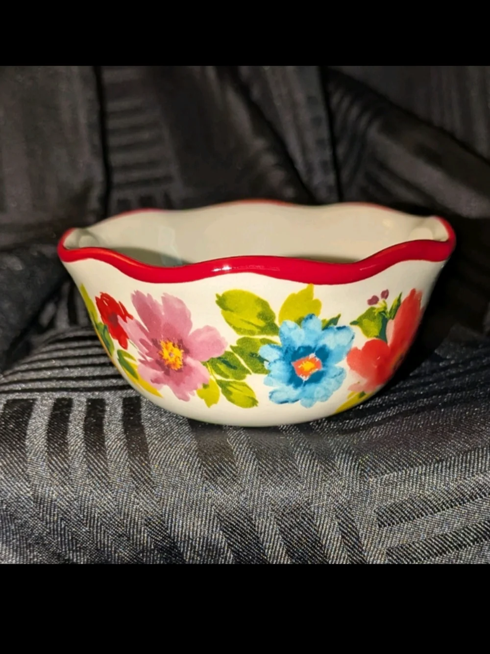 The Pioneer Woman Stoneware Floral Nesting Measuring Bowls 4pc Set